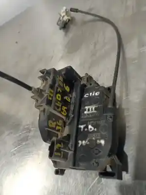 Second-hand car spare part rear left door lock for renault clio iii extreme 106 cv / 78 kw oem iam references 300128e  n1.z1.26.1.m