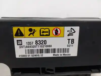 Автозапчастина б/у блок управління подушками безпеки для opel insignia a sedán (g09) 2.0 cdti (69) посилання на oem iam 13578320 41086901  n1.z2.4.7.3