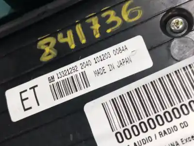 Second-hand car spare part audio system / radio cd for opel insignia a sedán (g09) 2.0 cdti (69) oem iam references 13321292  n1.z2.8.2.4