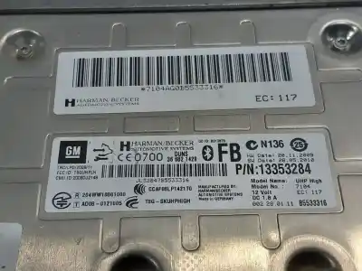 Second-hand car spare part electronic module for opel insignia a sedán (g09) 2.0 cdti (69) oem iam references 13353284 366821429