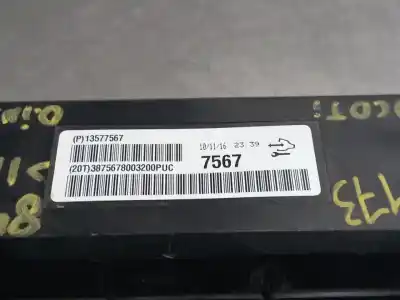 Second-hand car spare part electronic module for opel insignia a sedán (g09) 2.0 cdti (69) oem iam references 13577567  