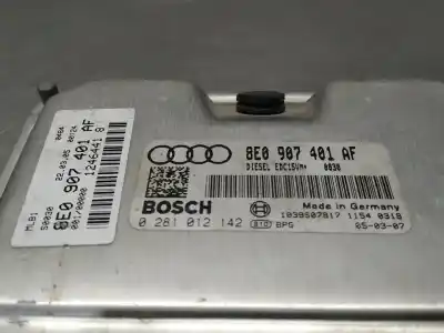 Pezzo di ricambio per auto di seconda mano centralina motore per audi a4 berlina (8e) 2.5 tdi (120kw) riferimenti oem iam 8e0907401af 0281012142