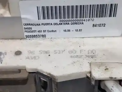 Tweedehands auto-onderdeel deurslot rechts voor voor peugeot 407 st confort oem iam-referenties 9659853780