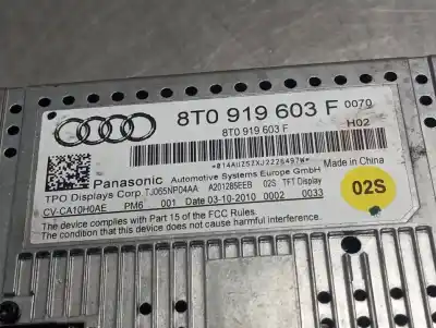 Автозапчасти б/у МНОГОФУНКЦИОНАЛЬНЫЙ ДИСПЛЕЙ за AUDI A5 COUPE (8T)  ссылки OEM IAM 8T0919603F  