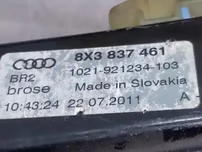 Автозапчасти б/у регулятор стекла переднего левого за audi a1 (8x) attraction ссылки oem iam 8x3837461  n1.z2.17.5.1