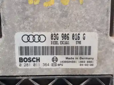 Автозапчасти б/у БЛОК УПРАВЛЕНИЯ ДВИГАТЕЛЕМ за AUDI A3 (8P1)  ссылки OEM IAM 03G906016G 0281011364  N1.Z1.4.12.3