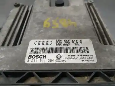 Second-hand car spare part ecu engine control for audi a3 (8p1) 2.0 tdi 16v oem iam references 03g906016g 0281011364  n1.z2.4.5.4