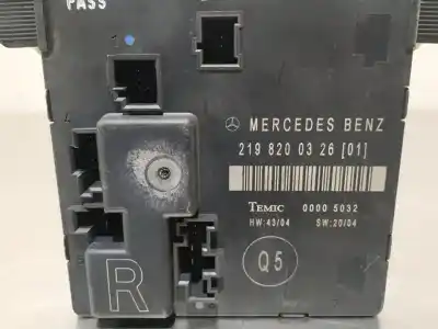 İkinci el araba yedek parçası ELEKTRONIK MODÜL için MERCEDES-BENZ CLASE CLS (W219)  OEM IAM referansları 2198200326  N2.Z1.3.32