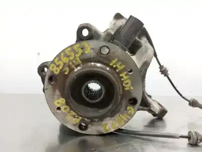 Second-hand car spare part front left knuckle for peugeot 208 access oem iam references   n4.01.02.02