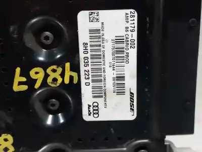 Автозапчасти б/у электронный модуль за audi a4 cabrio (8h) 2.0 tdi ссылки oem iam 8h0035223d 281179002  n1.z2.4.3.5