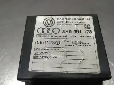 Second-hand car spare part electronic module for audi a4 cabrio (8h) 2.0 tdi oem iam references 8h0951178  n2.z1.1.33