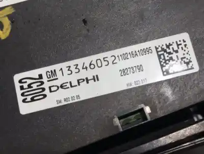 Second-hand car spare part audio system / radio cd for opel astra j (p10) 1.4 turbo (68) oem iam references 13346052