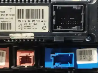 Tweedehands auto-onderdeel verwarming / airconditioning bediening voor peugeot 407 st confort oem iam-referenties 96573322