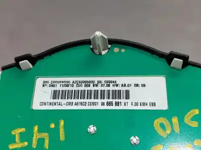 Peça sobressalente para automóvel em segunda mão quadrante por citroen c3 collection referências oem iam 96665881xt  n1.z2.1.8.1
