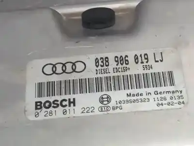 Tweedehands auto-onderdeel ECU MOTORCONTROLLER voor AUDI A4 BERLINA (8E)  OEM IAM-referenties 038906019LJ 0281011222  N1.Z2.4.12.2