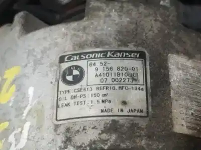 Second-hand car spare part air conditioning compressor for bmw serie 1 berlina (e81/e87) 120i oem iam references 6452915682001 915682001 a41011b10001