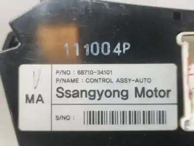 Автозапчастина б/у контроль опалення / кондиціонації для ssangyong korando limited plus 4x4 посилання на oem iam 6871034101  n1.z2.8.1.3