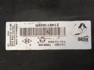 Автозапчастина б/у електро вентилятор для dacia duster ii comfort посилання на oem iam 214811626r  n3.7.4.3