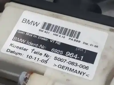 Second-hand car spare part passenger side right window regulator for bmw x3 (e83) 2.5i oem iam references s007083006  n1.z2.17.11.1
