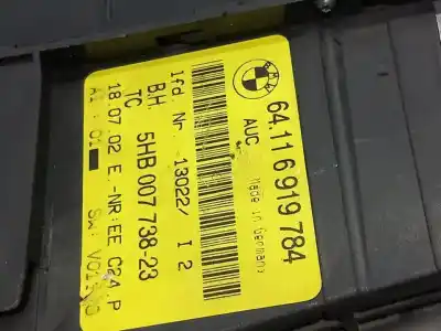 Peça sobressalente para automóvel em segunda mão comando de sofagem (chauffage / ar condicionado)  por bmw 3 compact (e46) 316 ti referências oem iam 64116919784  n1.z2.8.5.4