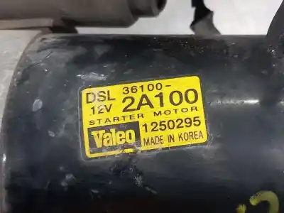 Second-hand car spare part starter motor for kia cee'd fastback (ed) 1.6 crdi 115 oem iam references 1250295  n1.z1.27.3.a