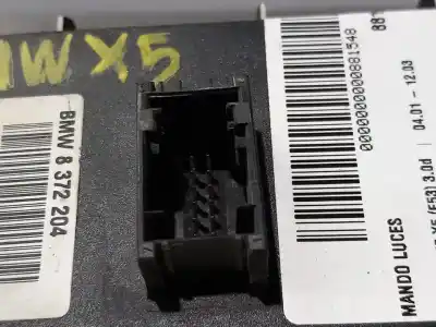 Second-hand car spare part headlights switch for bmw serie x5 (e53) 3.0d [3.0 ltr. - 135 kw 24v turbodiesel cat] oem iam references 8372204  n1.z1.32.1.a