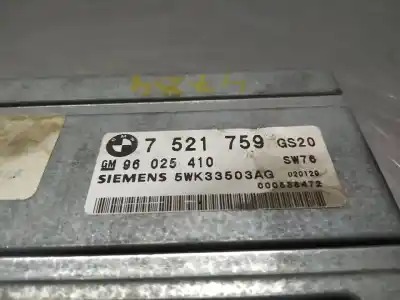 Peça sobressalente para automóvel em segunda mão unidade de controle automática da caixa de câmbio por bmw x5 (e53) 3.0d referências oem iam 7521759 96025410 5wk33503ag  n1.z2.4.3.2