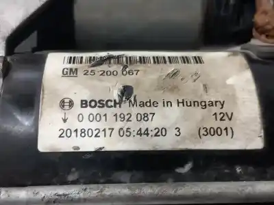 Peça sobressalente para automóvel em segunda mão motor de arranque por opel corsa e selective referências oem iam 0001192087  n1.z1.29.1.a