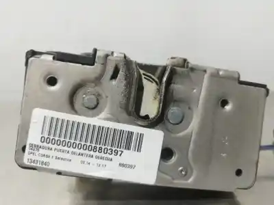 Second-hand car spare part front right door lock for opel corsa e selective oem iam references 13431840  n1.z1.26.4.a