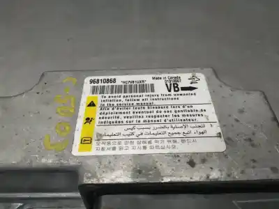 Peça sobressalente para automóvel em segunda mão centralina de airbag por chevrolet captiva 2.0 vcdi lt referências oem iam 96810868 01312007