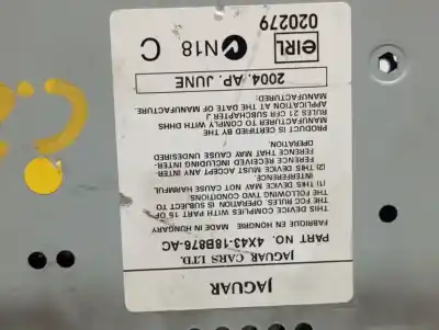 Автозапчасти б/у аудиосистема / радио cd за jaguar x-type 2.0 d executive ссылки oem iam 4x4318b876ac  n1.z3.2.4.3