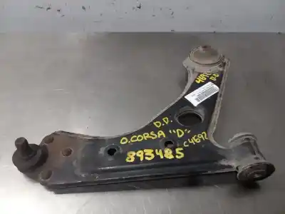 Peça sobressalente para automóvel em segunda mão braço de suspensão inferior dianteiro direito por opel corsa d ´´111 years´´ referências oem iam 