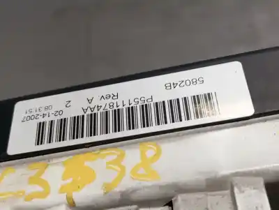 Second-hand car spare part heating / air conditioning control panel for jeep compass sport oem iam references p55111874aa  n1.z2.8.7.1