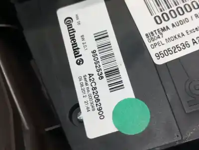 Автозапчастина б/у аудіо система / радіо cd для opel mokka excellence посилання на oem iam 95052536 a2c82062900  n1.z2.8.2.4