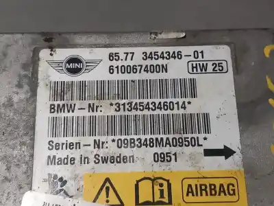 Автозапчасти б/у блок управления подушками безопасности за mini mini (r56) cooper ссылки oem iam 6577345434601  n1.z2.4.6.4