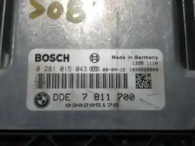 Second-hand car spare part ECU ENGINE CONTROL for BMW SERIE 3 COUPE (E92)  OEM IAM references 7811700 0281015043  N1.Z2.4.1.3