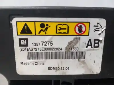 Автозапчастина б/у блок управління подушками безпеки для opel meriva b monospace (s10) 1.4 (75) посилання на oem iam 13577275