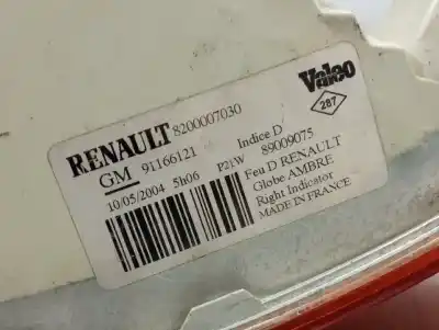 Автозапчасти б/у правый передний пилот за renault trafic combi (ab 4.01) 6 - plazas (l2h1) acristalado parcial 2.9t combi largo 101 cv / 74 kw ссылки oem iam 8200007030 91166121  n2.z1.20.2.4