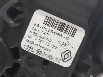 Second-hand car spare part alternator for dacia logan mcv ii laureate oem iam references 231002949r  n1.z1.42.1.a