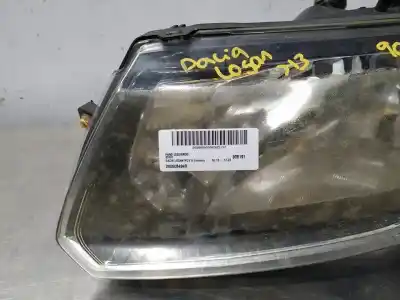 Second-hand car spare part left headlight for dacia logan mcv ii laureate oem iam references 260608494r  n1.z1.34.2.m