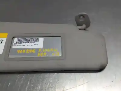 Second-hand car spare part right sunshade for dacia logan mcv ii laureate oem iam references   n1.z2.parasoles.2