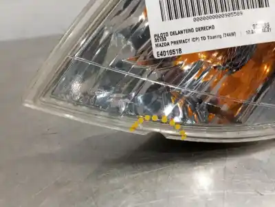 Second-hand car spare part front right headlight for mazda premacy (cp) td active oem iam references e4016518  n2.z1.1.44