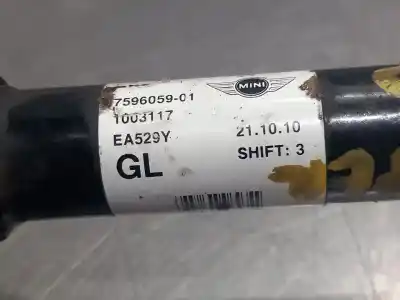 Peça sobressalente para automóvel em segunda mão transmissão dianteira esquerda por bmw mini (r56) john cooper works referências oem iam 759605901  n2.z1.9.6.3