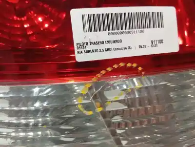 Second-hand car spare part left tailgate light for kia sorento 2.5 crdi concept oem iam references   n1.z1.11.2.m