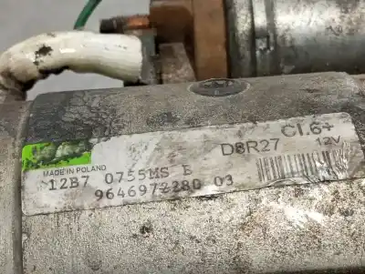 Piesă de schimb auto la mâna a doua electromotor pentru citroen c4 picasso avatar referințe oem iam 9646972280