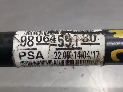 Second-hand car spare part front left transmission for citroen c3 exclusive oem iam references 9806459180  n2.z1.11.6.3