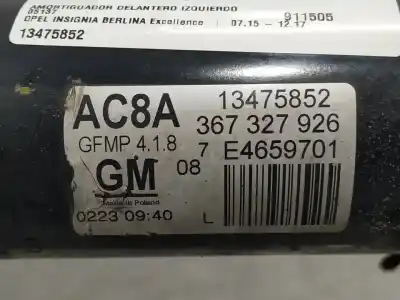 Pezzo di ricambio per auto di seconda mano ammortizzatore anteriore sinistro per opel insignia berlina excellence riferimenti oem iam 13475852