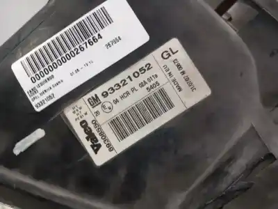 Second-hand car spare part left headlight for opel meriva cosmo oem iam references 93321052  n1.z1.21.4.m