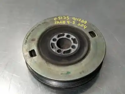Second-hand car spare part crankshaft pulley for saab 9-3 berlina 1.9 tid linear (i/d) oem iam references 55190424  n2.z1.2.23