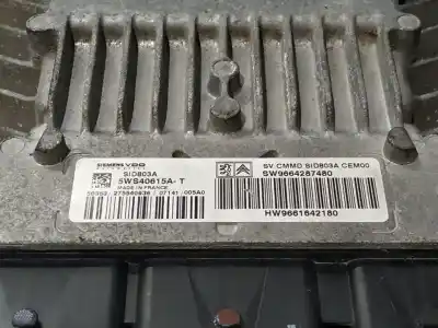 Pezzo di ricambio per auto di seconda mano  per CITROEN C4 PICASSO  Riferimenti OEM IAM 5WS40615AT SW9664287480  N1.Z2.4.5.3